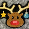 Reindeer Door Mat