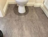 LVT fitted in a bathroom