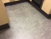 LVT fitted in a kitchen